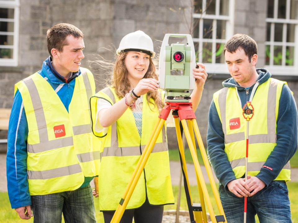 Engineering students at work in GMIT Mayo campus