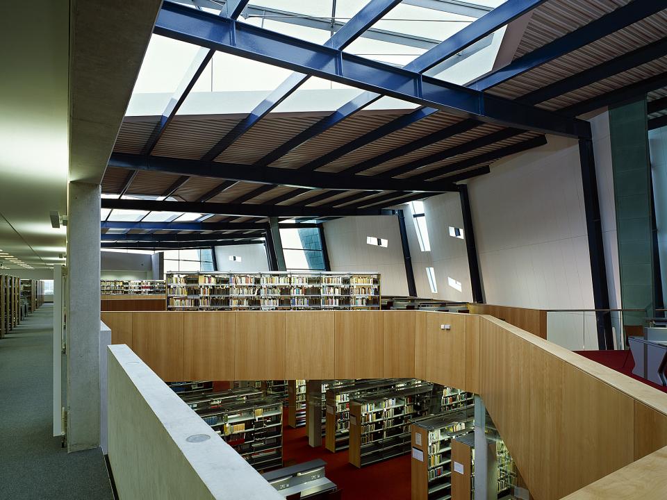 Upper floor of GMIT Galway library