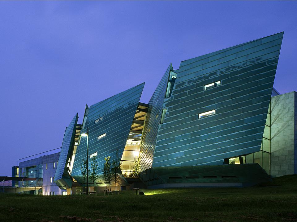 GMIT Galway campus by night