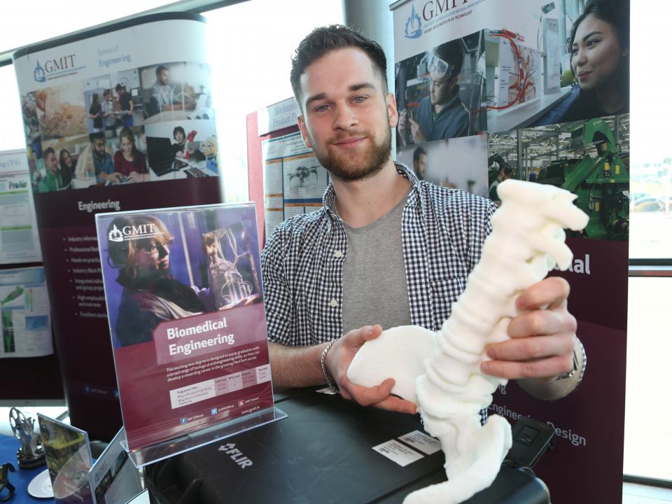Biomedical engineering student at GMIT Galway campus