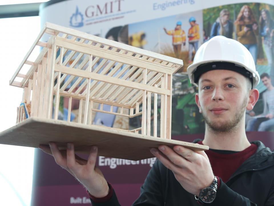 Architectural technology student at GMIT Galway campus