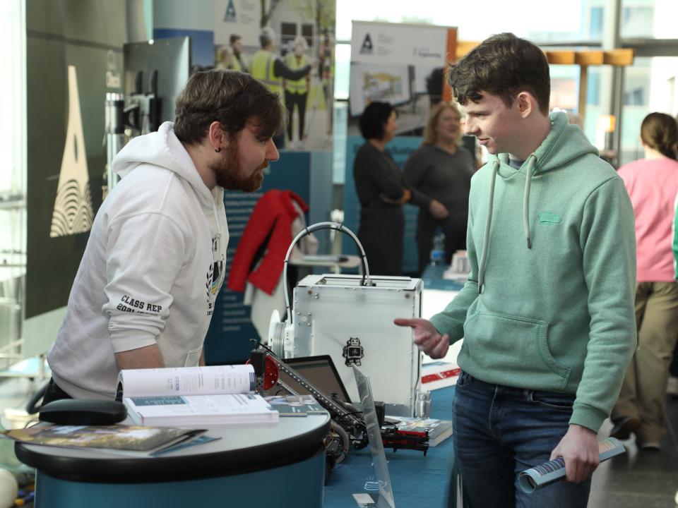 Students at ATU Open Day