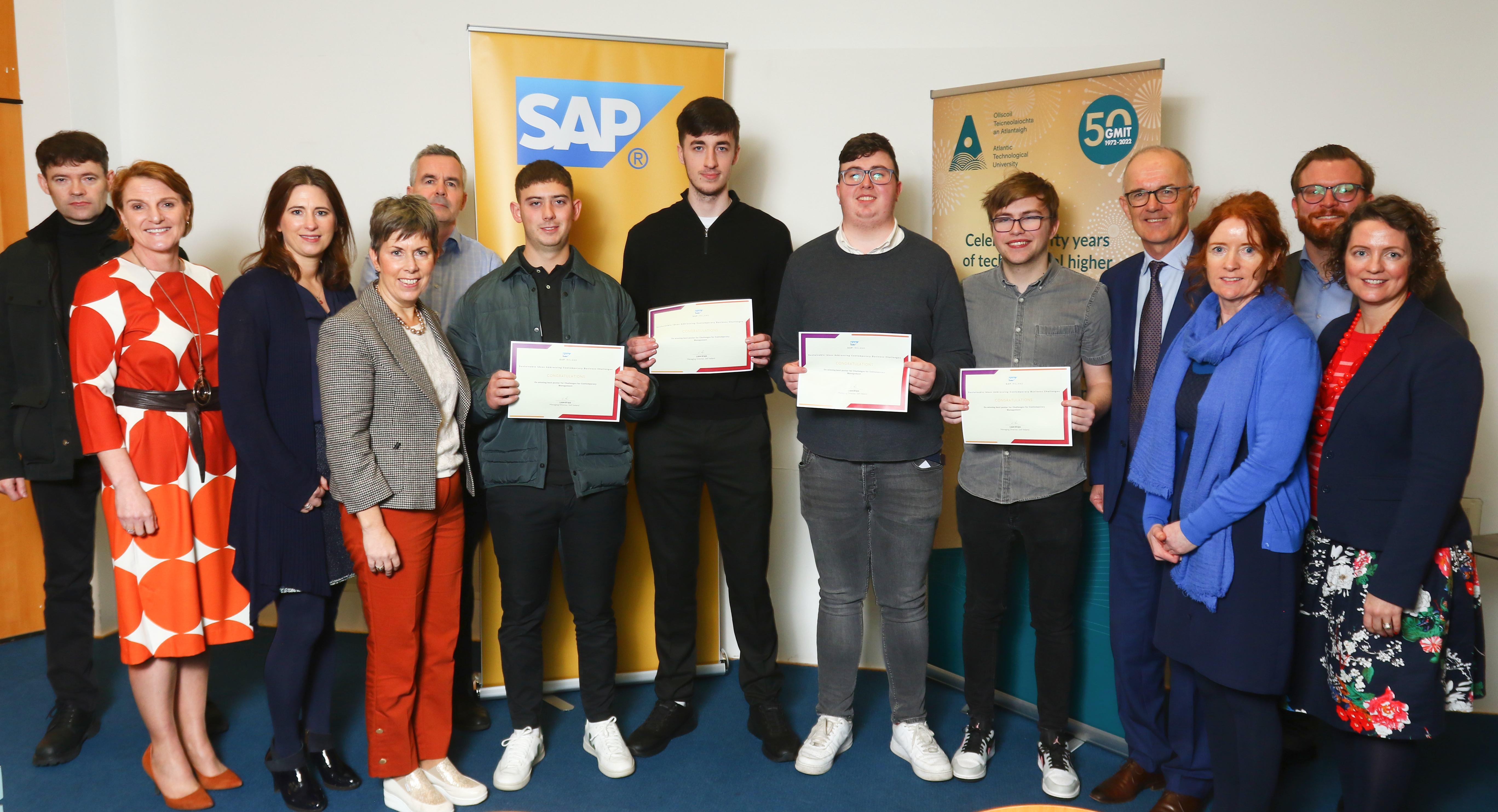 ATU and MTU students win academic poster competition judged by SAP Labs ...